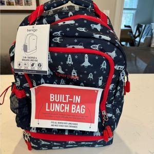 Bentgo kids space theme backpack, NWT.